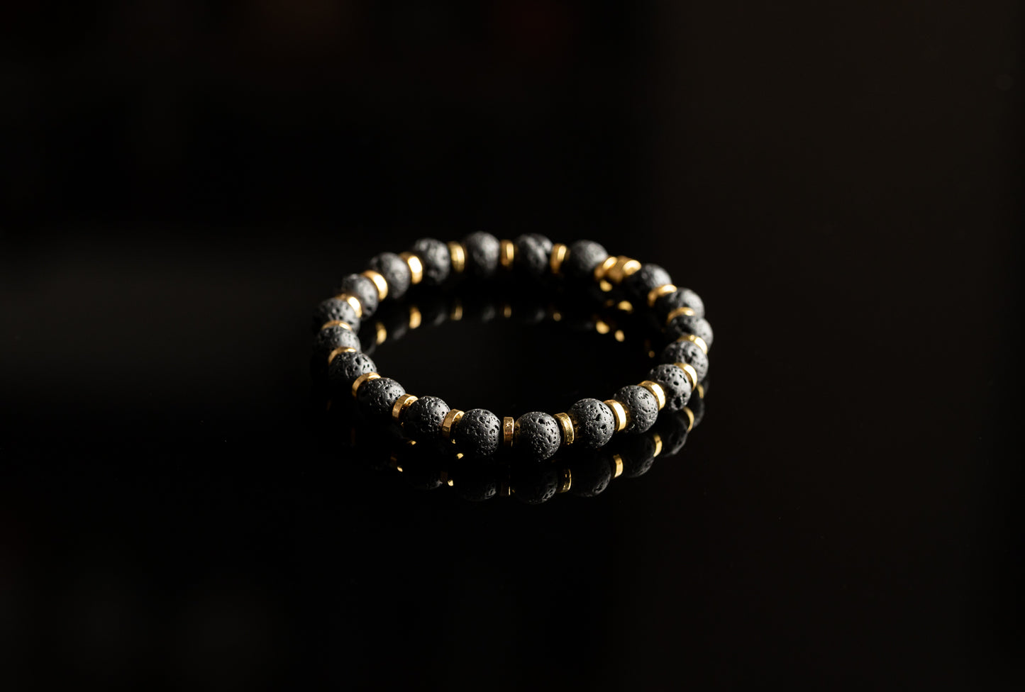 Unique Bracelet - Lava / Gold bracelet