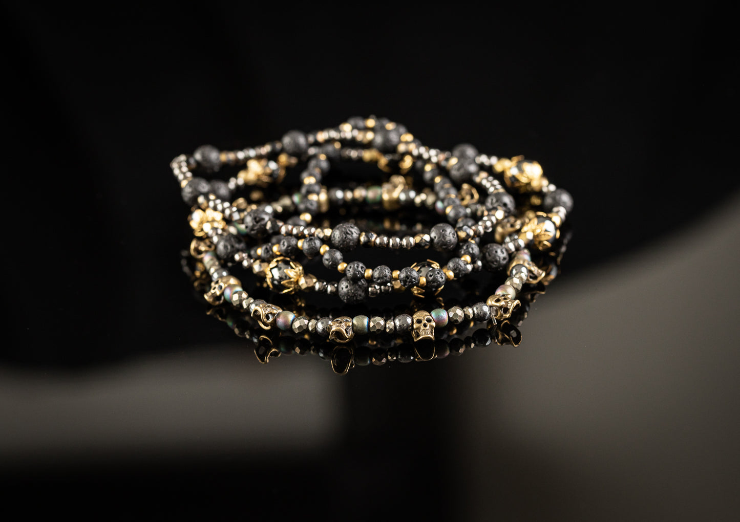 PYRE COLLECTION - Lava / Gold bracelet