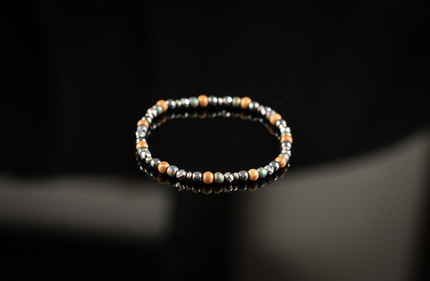 Unique Bracelet - Wood Jasper / Flourite bracelet