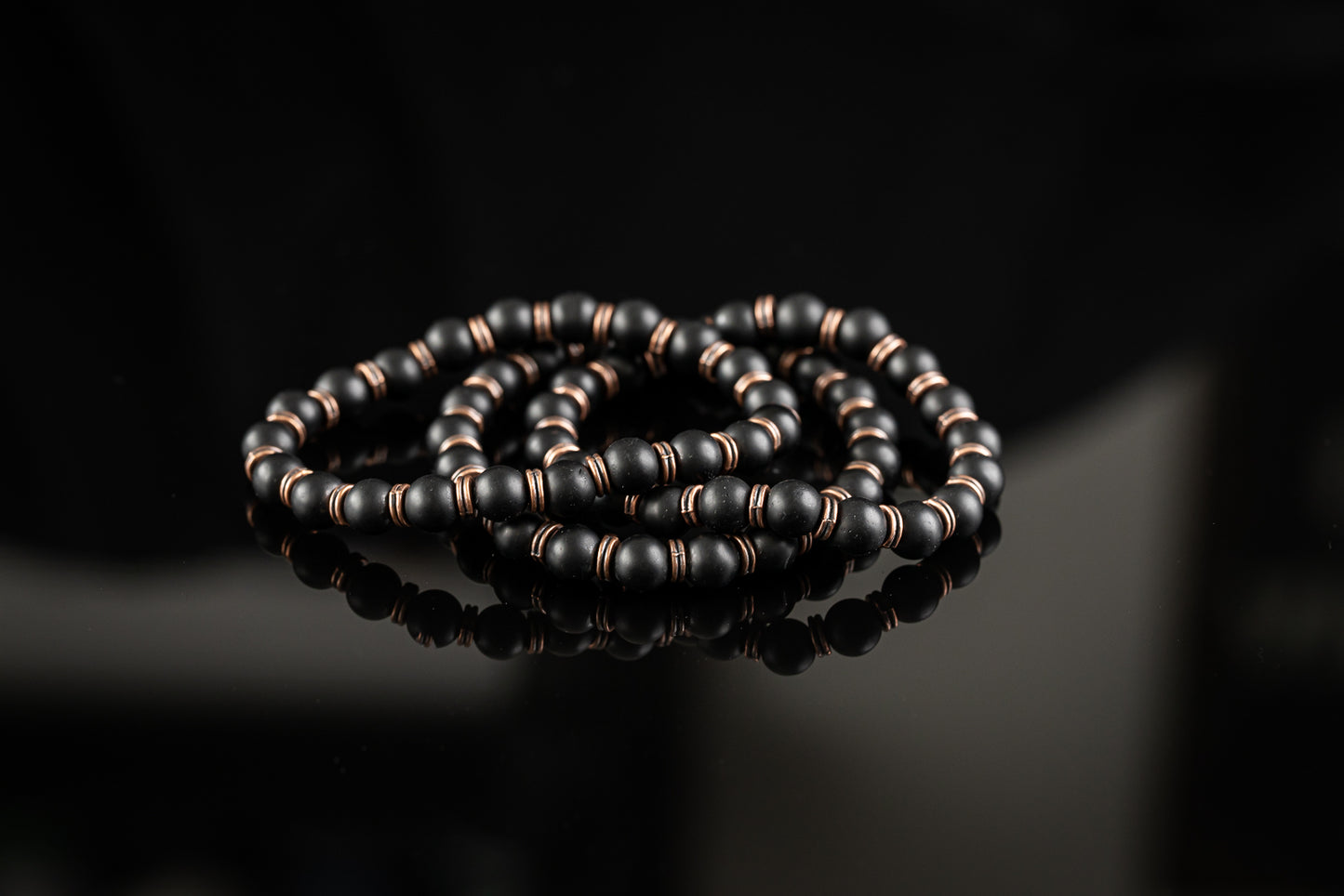 CASSIOPEIA COLLECTION - Lava / Gold bracelet
