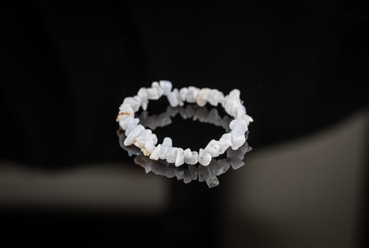 ZEUS COLLECTION - Moonstone / Chip bracelet