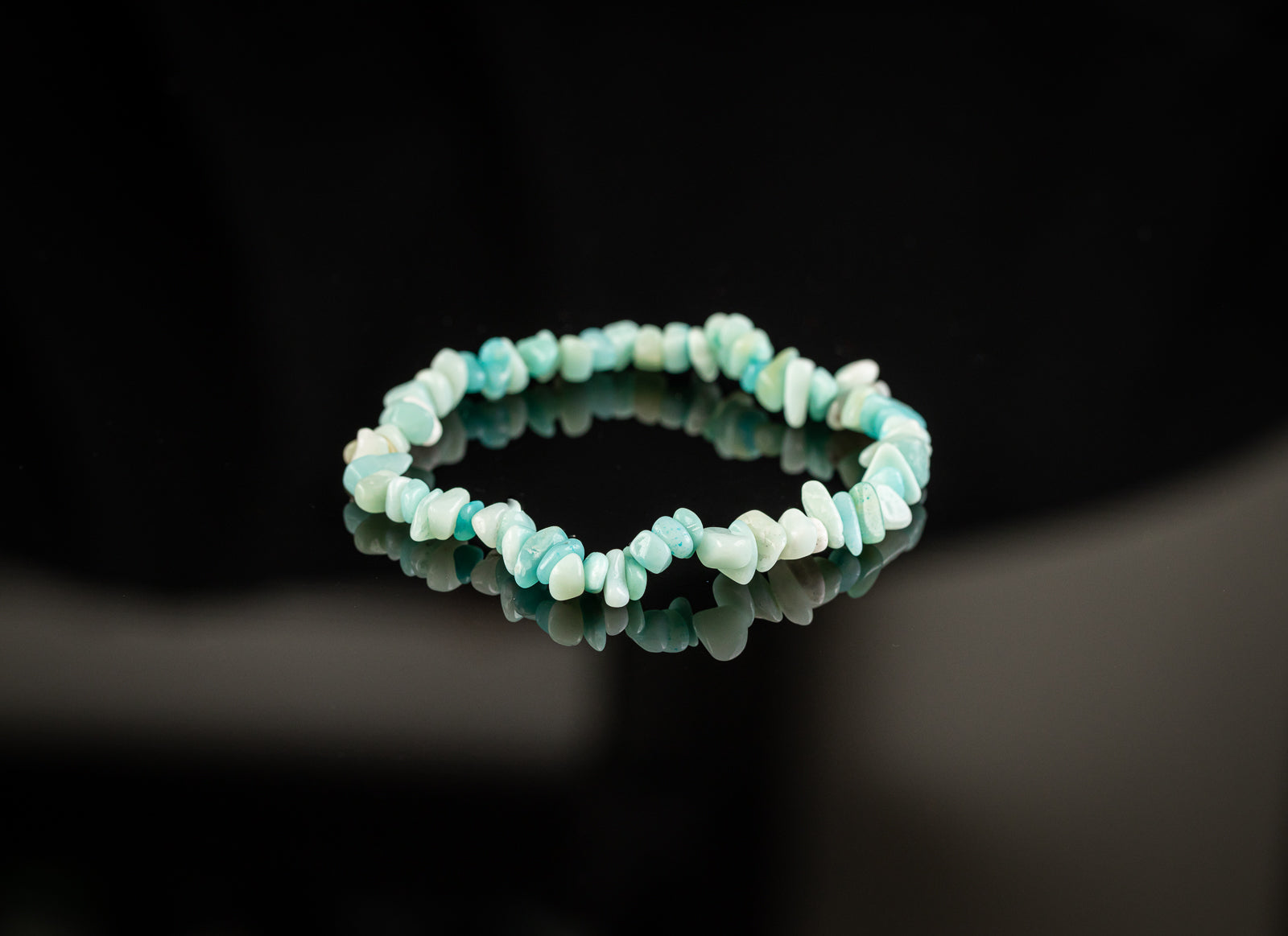 ZEUS COLLECTION - Amazonite / Chip bracelet