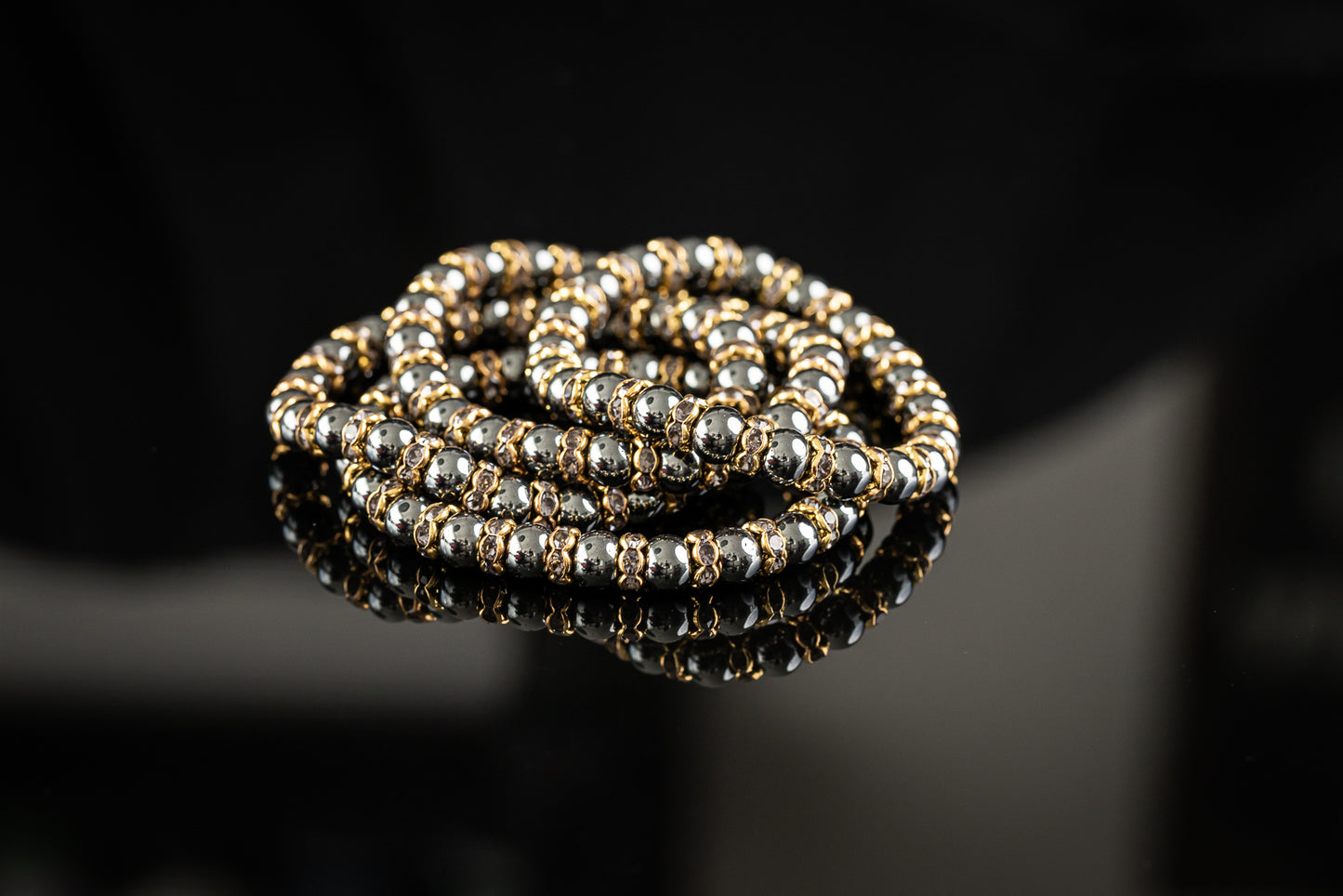 SERPENS COLLECTION - Hematite / Gold