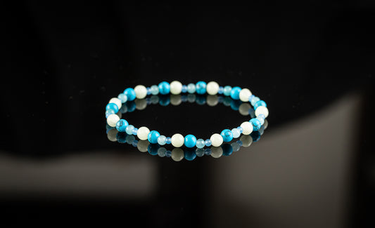 POSEIDON COLLECTION - Jade / Aquamarine / Turquoise bracelet