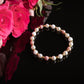 VALENTINES DAY LIMITED COLLECTION 2023 - Shell Pearl / Rhodonite / White Jade bracelet